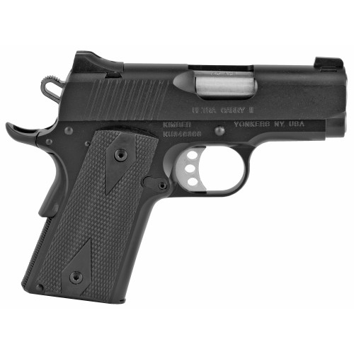 kimber ultra carry ii 19111 45 acp, 3" barrel, black, ca compliant, 7rd