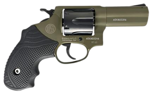rossi rp63 357 magnum/38 special +p, 3" barrel, sniper green cerakote, 6rd