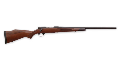 weatherby vanguard sporter 7mm-08 remington, 24" threaded barrel, turkish walnut, black rec, 5rd
