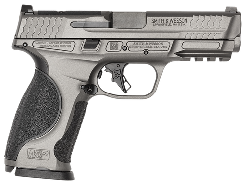 smith & wesson m&p m2.0 40 sw, 4.22" barrel, tungsten cerakote, optic ready, 10rd