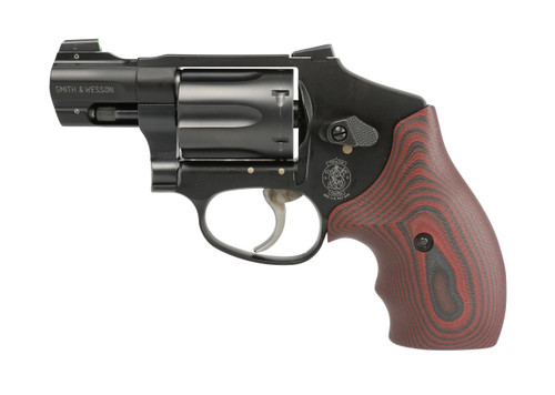 smith & wesson lipsey's exclusive ultimate carry model 442 38 special, 1.875" barrel, black, black cherry g10 grip, 5rd