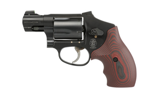 smith & wesson model 432 lipsey's exclusive ultimate carry 32 h&r magnum, 1.875" barrel, black, black cherry vz g10 grip, 6rd