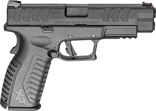 springfield xd-m elite osp 9mm, 4.5" barrel, black cerakote, optic ready, ca compliant, 10rd