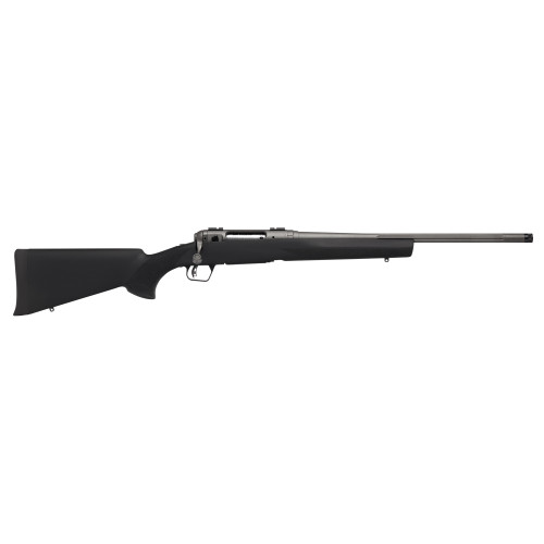 savage 110 trail hunter lite 450 bushmaster, 20" threaded barrel, black hogue stock, tungsten gray rec, 3rd