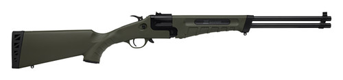 savage 42 takedown 22 lr/410 ga, 20" barrel, olive dark green, black rec, 2rd