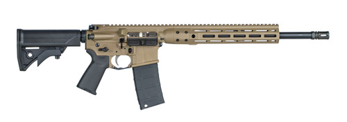 lwrc individual carbine sports south exclusive 300 blackout, 16.1" barrel, flat dark earth, black stock, 30rd