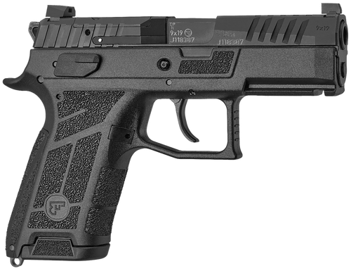 cz p-09c nocturne compact 9mm, 3.74" barrel, black, optic ready, 10rd