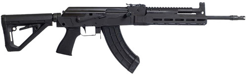century arms sharps mb47 7.62x39mm 16.25" fluted threaded barrel, milled receiver, us palm m-lok handguard, ar15 mil-spec buffer tube, 30 rd