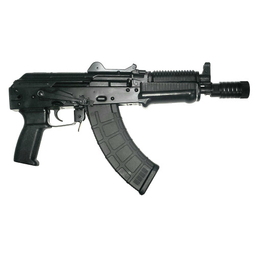 riley defense krinkov 7.62x39mm, 8.5" barrel, black, 4.5mm side folding trunion, 30rd