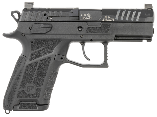 cz p-09c nocturne 9mm, 3.74" barrel, black, optic ready slide, 15rd