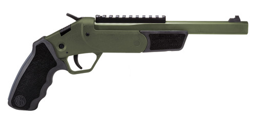 rossi brawler 410 ga/45 colt, 9" barrel, olive drab green cerakote, black grip, 1rd