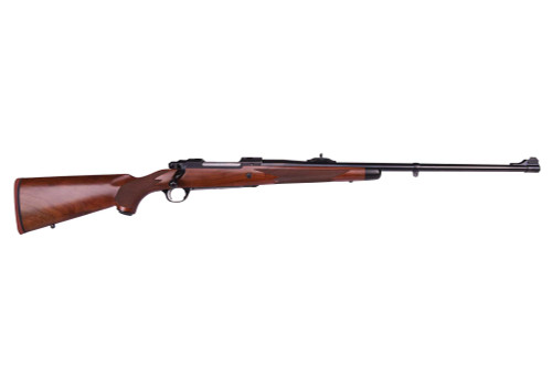 Ruger M77 Hawkeye Lipseys Exclusive 35 Whelen 24" Barrel Walnut Stock Black Rec 4Rd