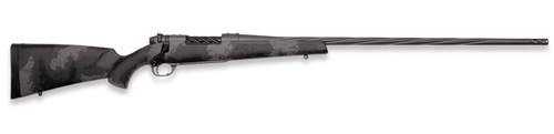 weatherby mark v live wild 240 weatherby magnum, 24" threaded barrel, black/gray sponge pattern, 4rd