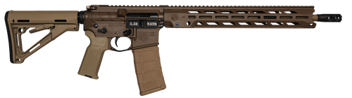 diamondback db15 fde  5.56x45mm/223, 16" barrel, brown cerakote, flat dark earth furniture, m-lok handguard, 30rd