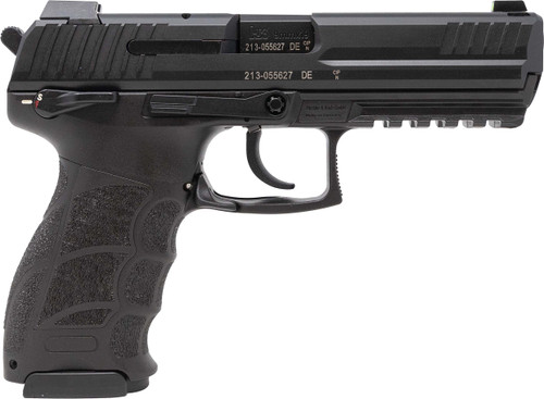 hk p30l v3 9mm, 4.45" barrel, black, thumb safety, picatinny rail, 15rd