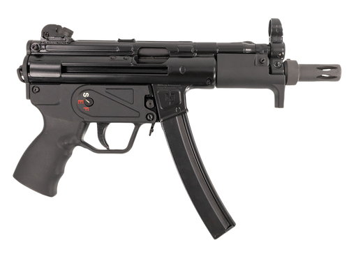 mac 5k (mp5k clone) 9mm, 5.8" threaded/tri lug barrel, black, 30rd, 2 mags