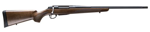 tikka t3x hunter 350 legend, 20" fluted threaded barrel, blued drilled & tapped steel receiver, walnut stock, 3rd