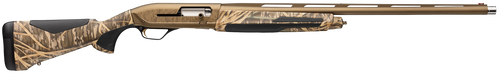 browning maxus ii wicked wing 12 ga, 3.5" chamber 26" barrel, mossy oak original shadow grass camo, bronze rec, overmolded grip panels, 4rd