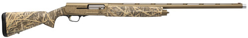 browning a5 wicked wing 12 ga, 3.5" chamber 28" barrel, mossy oak original shadow grass camo, burnt bronze rec, 4rd
