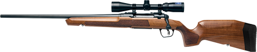 savage axis ii xp 308 win, 22" barrel, hardwood stock, left hand, 3-9x40mm scope, 4rd