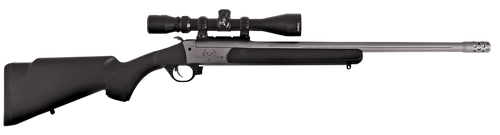 traditions outfitter g3 360 buckhammer 22" tungsten cerakote chrome lined steel/ target crown barrel, tungsten cerakote drilled & tapped receiver,...