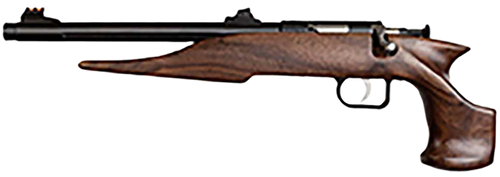 crickett hunter adult 22 mag, 9" threaded barrel, walnut stock, 1rd