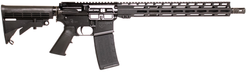 ati milsport 5.56mm,16" threaded barrel, black, picatinny, m-lok, 6 pos super-stock, 30rd