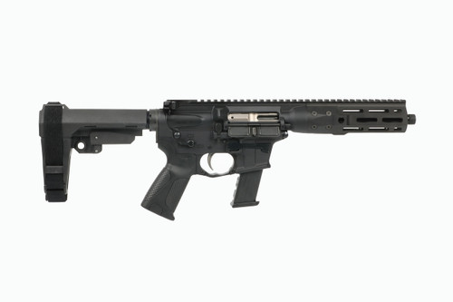 lwrc ic-9 9mm, 8.5" threaded barrel, black, sba3 brace, m-lok handguard, 27rd