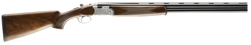 beretta silver pigeon vittoria 12 ga, 3", 28" barrels, floral engraving, silver receiver, oil finished wood stock, 5 chokes, optima choke hp, 2rd
