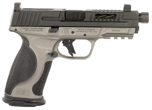 ed brown fueled m&p match 9mm,4.75" match grade threaded barrel, black, optic cut/ported/serrated ss slide, 19rd