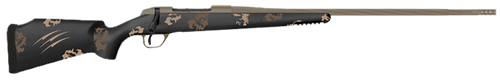 fierce twisted ti rogue 7mm prc 24" armour lube black steel threaded barrel, drilled & tapped steel receiver, lr negative comb sonora ambush camo...