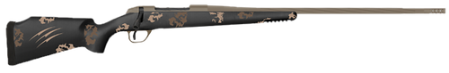 fierce twisted ti rogue 6.5 prc 20" black cerakote steel threaded barrel, drilled & tapped titanium receiver, lr negative comb sonora ambush camo...