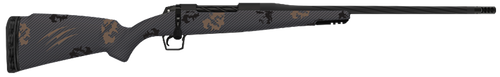 fierce twisted rogue 7mm prc 22" black cerakote steel threaded barrel, drilled & tapped ss receiver, lr negative comb trophy camo carbon fiber stock