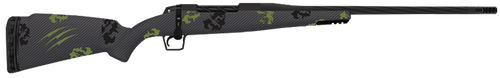 fierce twisted rogue 300 win 24" armour lube black steel threaded barrel, drilled & tapped steel receiver, lr negative comb forest camo carbon fiber...