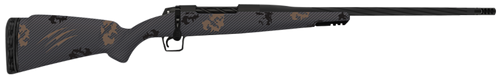 fierce twisted rogue 270 win 22" armour lube black steel threaded barrel, drilled & tapped steel receiver, lr negative comb trophy camo carbon fiber...