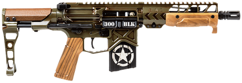 battle arms tanker 300 blackout, 7.5" barrel, brace, 20rd