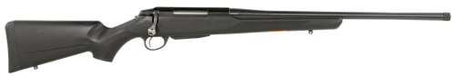 tikka t3 lite compact 223 remington 3rd,20" matte blued threaded barrel, blued drilled & tapped steel receiver, fixed black stock