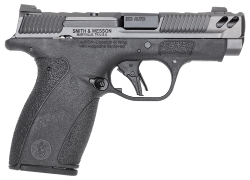 smith & wesson bodyguard 2.0 pc 380 acp, 3.1" ported barrel, black, no thumb safety, 12rd