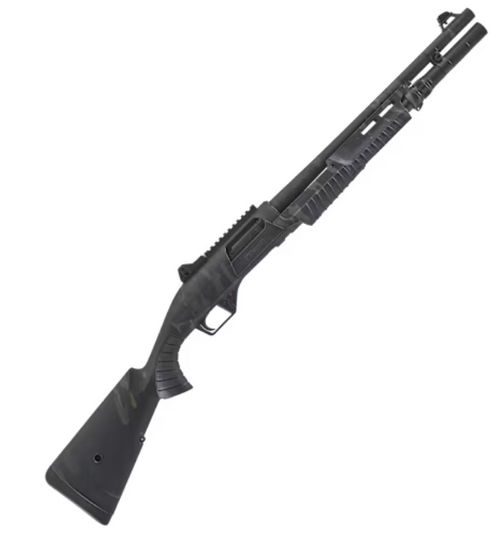 benelli nova 3 tactical 922r 12 ga, 18.5" barrel, black, optics ready, picatinny, ghost ring, 7rd