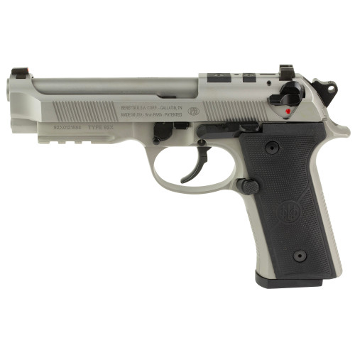 beretta 92x rdo inox 9mm, 4.7" barrel, inox, 15rd