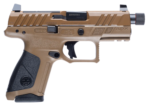 beretta apx-a1 9mm, 4.2" barrel, flat dark earth, 15rd