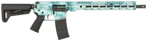 shark coast tactical anime 15 series ar15 5.56mm 30rd,16" barrel, blue cerakote