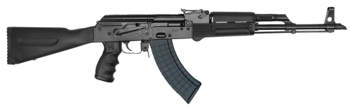 pioneer arms ak-47 sporter 7.62x39mm 16" barrel, polska manufacture (poland), black polymer furniture, 7.62x39 - forged front trunnion 30rd
