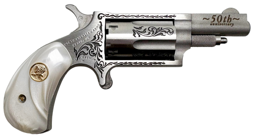 naa 22m 1 5/8" 50th anniversary engraved, white