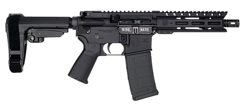 diamondback db15 carbon ar15 pistol 5.56mm/223, 7" barrel, magpul moe grip, m-lok rail, sba3 brace, 30rd