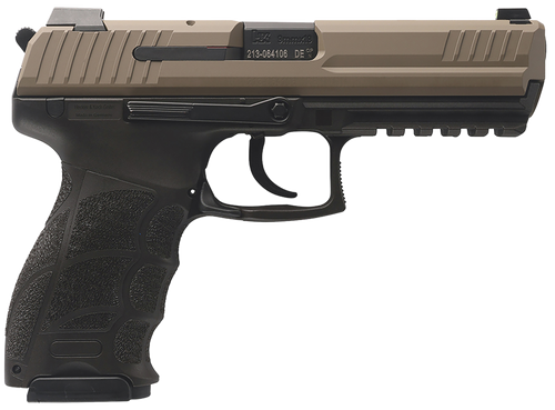 h&k p30l v3 9mm 4.45" barre;  flat dark earth 1x17rd & 1x20rd 
