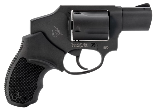 taurus 850 small 38 special 5 shot 2" barrel, black rubber grip, concealed hammer, 5 rd