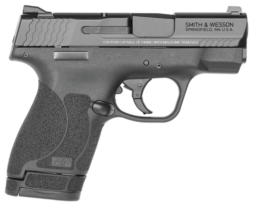 smith & wesson shield m2.0, compact slim, 40 s&w, 3.1" barrel, armornite finish, black, white dot front and 2 white dot rear sights, manual safety,...