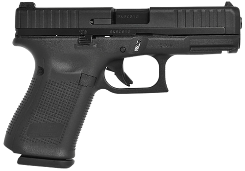 glock 44v, v series, compact, 22 lr, 4.02" barrel, matte finish, black, no finger grooves, adjustable sights, 10rd, 2 mags