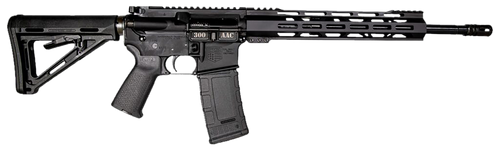 diamondback db15 300 aac blackout 30rd,16" black nitride threaded barrel, black hardcoat anodized aluminum/carbon receiver picatinny rail receiver,...